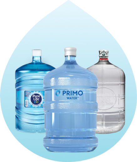 3 and 5 Gallon Bottled Water